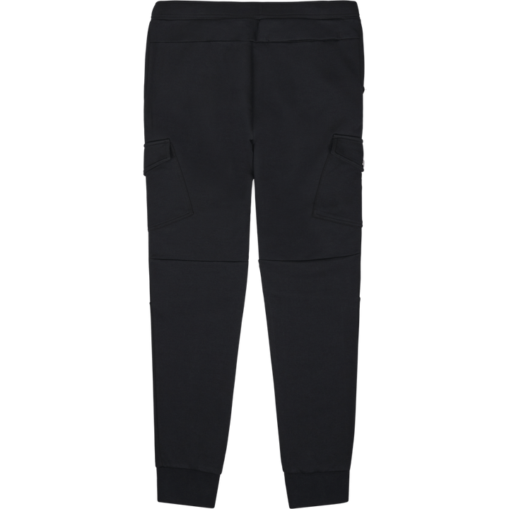 Polo Cargo Jogger Pant a doppia maglia nero