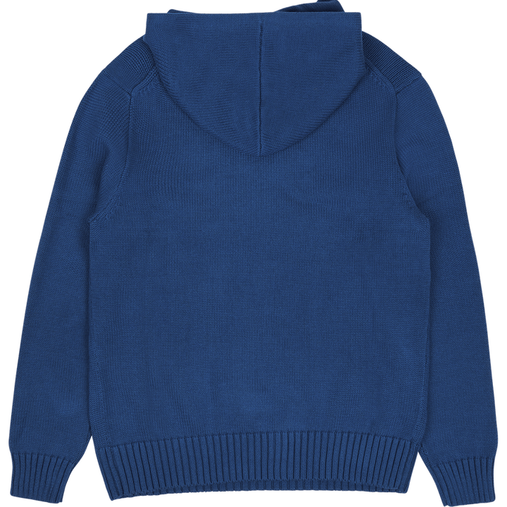 Polo Ralph Lauren Pletená mikina s kapucí Old Royal
