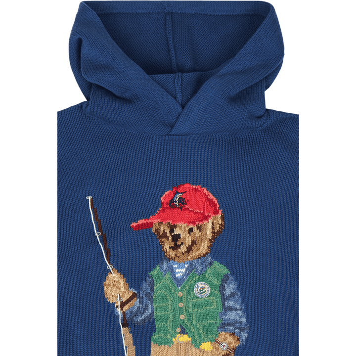 Polo Ralph Lauren Pletená mikina s kapucí Old Royal