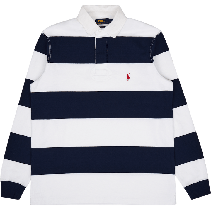Rugbyové tričko Classic Fit Striped Jersey Newport Navy/White
