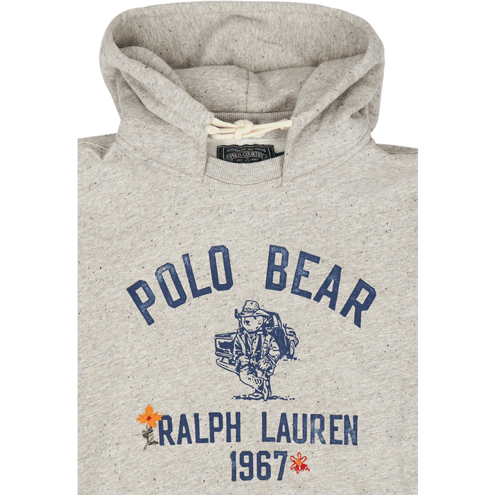 Polo Bear Fleece Hooded Sweatshirt Brooklyn Htr/Dark Vintage Htr