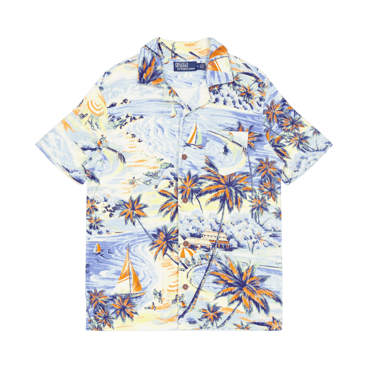 Polo Ralph Lauren Aop S/s Shirt Hawaiian Beach Bazaar