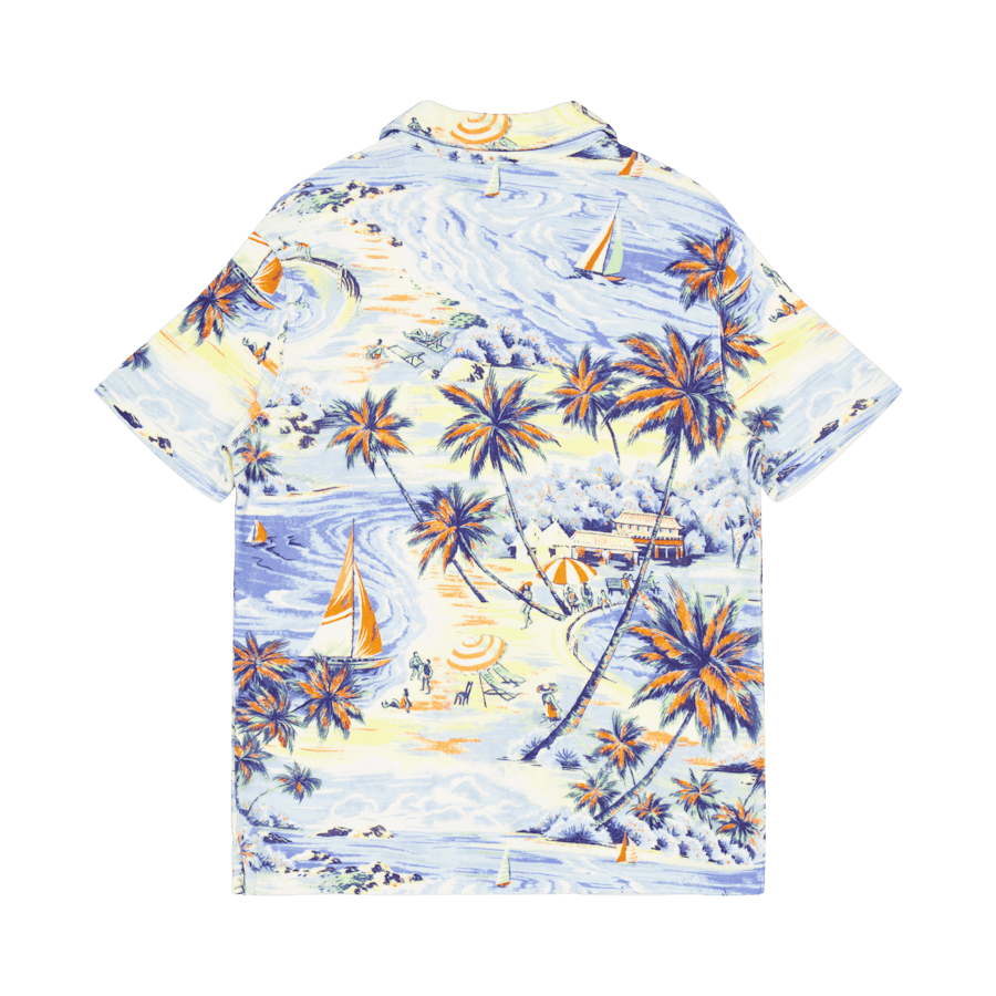 Polo Ralph Lauren Aop S/s Shirt Hawaiian Beach Bazaar