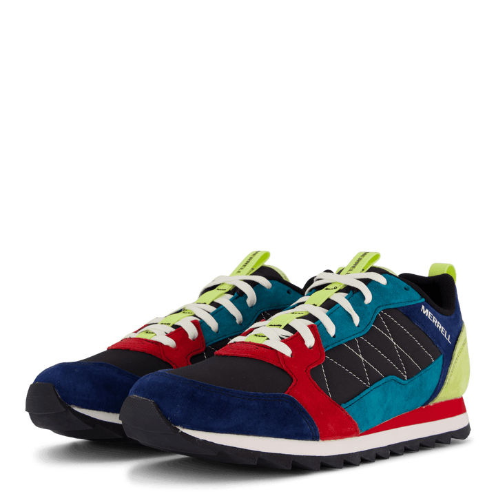 Baskets Alpine Poséidon/citron vert