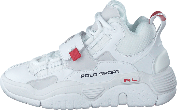 PS100 High-Top Sneaker White / Navy / RL2000 Red