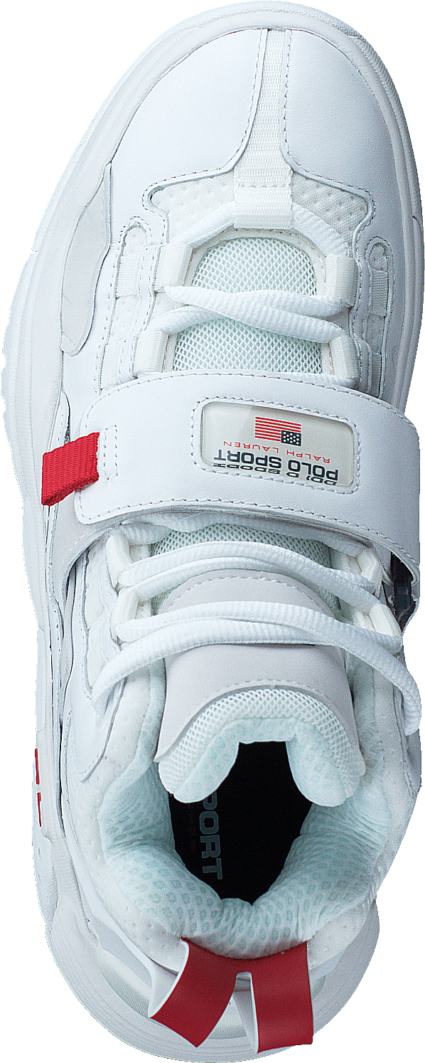 PS100 High-Top Sneaker White / Navy / RL2000 Red