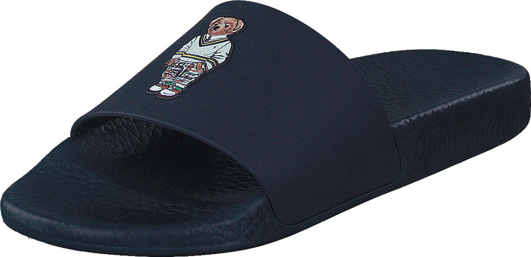 polo bear slide navy – - Main Image