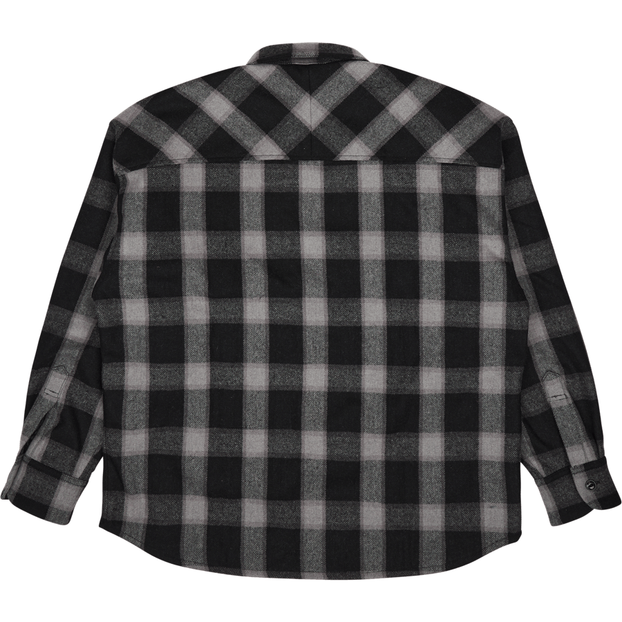 Buffalo Check Sh Ls. Gris Wn