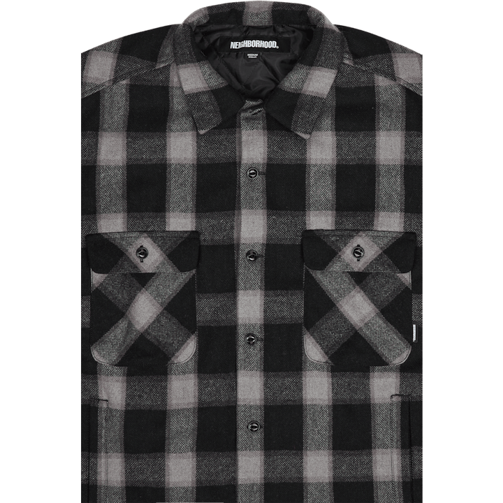 Buffalo Check Sh Ls. Gris Wn
