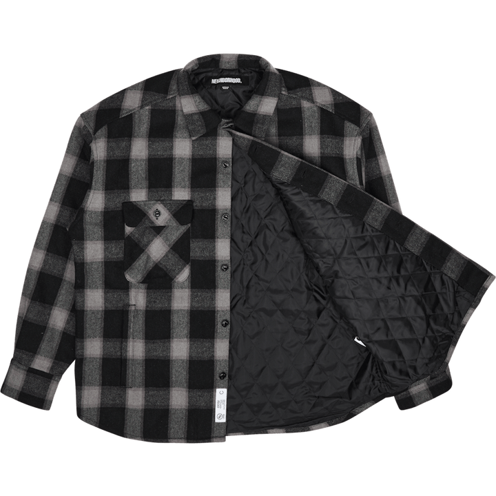 Buffalo Check Sh Ls. Gris Wn