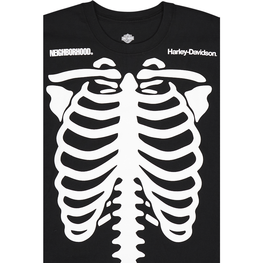 H-d . Crewneck Ls . Co Black