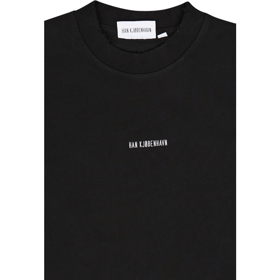 Distressed Tee Short Sleeve Lo Distressed Black