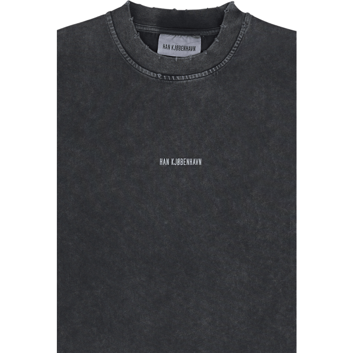 Distressed Tee Short Sleeve Lo Distressed Dark Grey