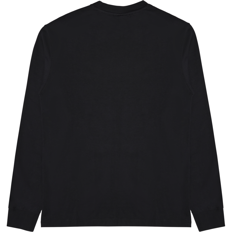 Casual Tee mit langen Ärmeln Schwarz