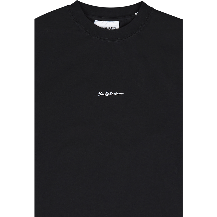 Casual Tee mit langen Ärmeln Schwarz