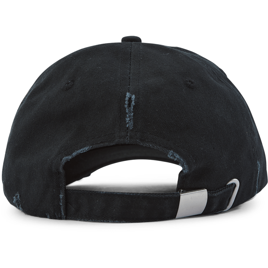 Distressed Diamond Logo Cap Black