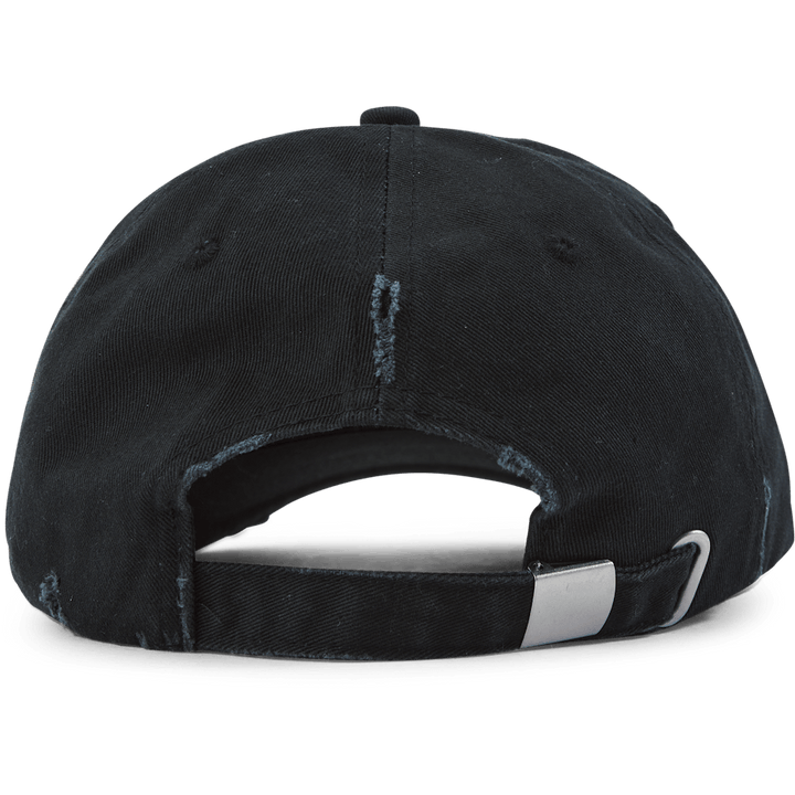 Distressed Diamond Logo Cap Black