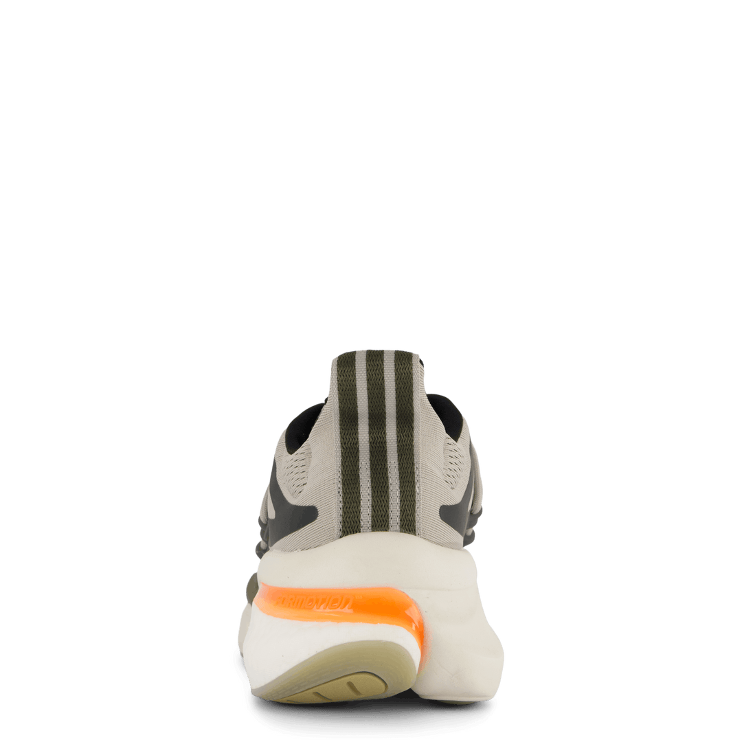 Chaussures Alphaboost V1 Gris métal / Orange criard / Olive Strata