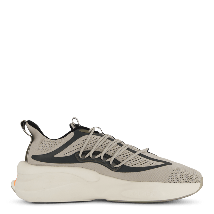 Chaussures Alphaboost V1 Gris métal / Orange criard / Olive Strata