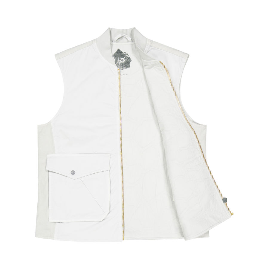 Cargo Vest Pale Grey