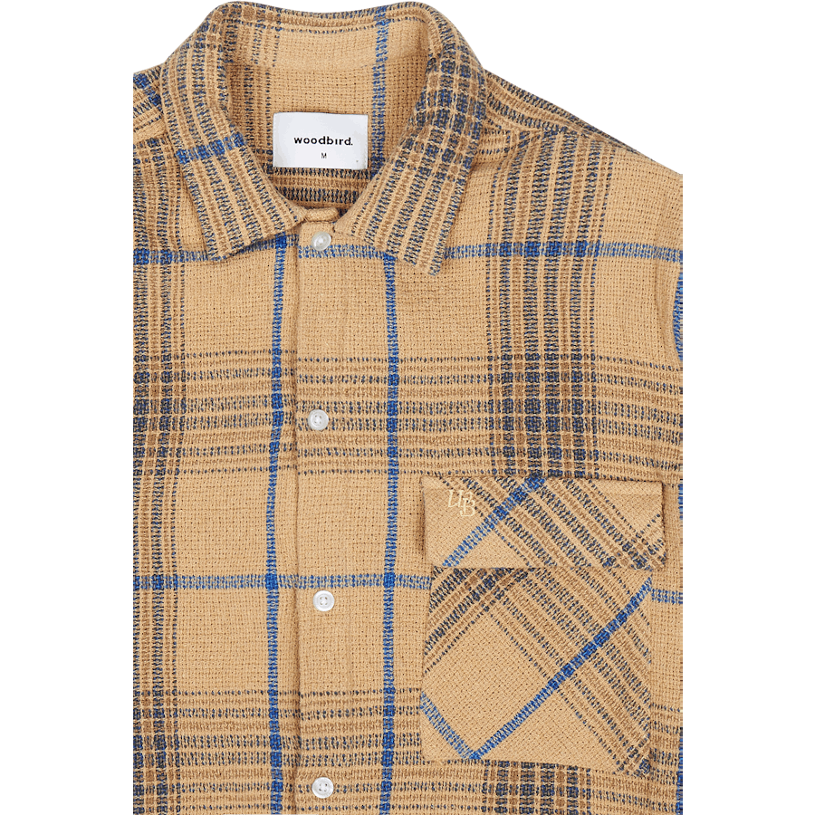 Prize Check Shirt Camel
