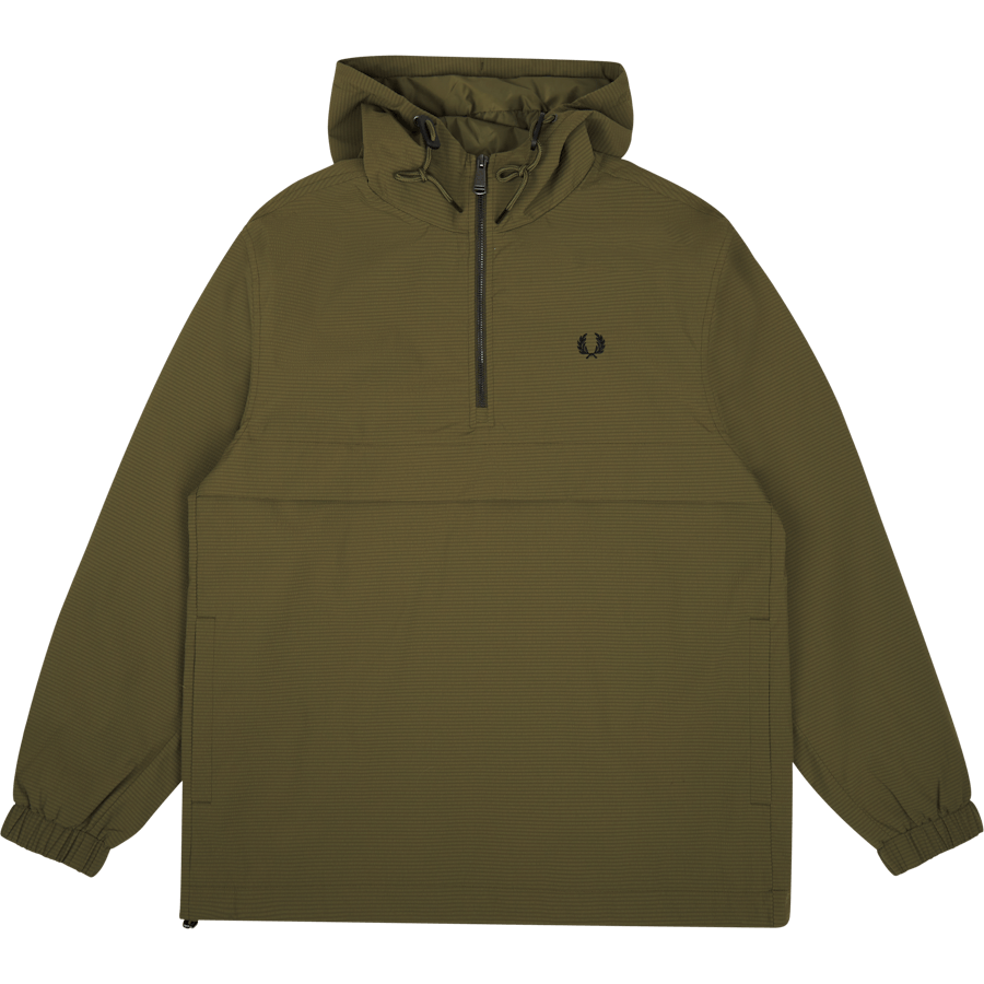 Fred Perry Seersucker Half Zip Jkt Q55