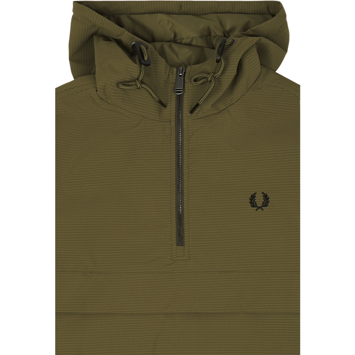 Fred Perry Seersucker Half Zip Jkt Q55