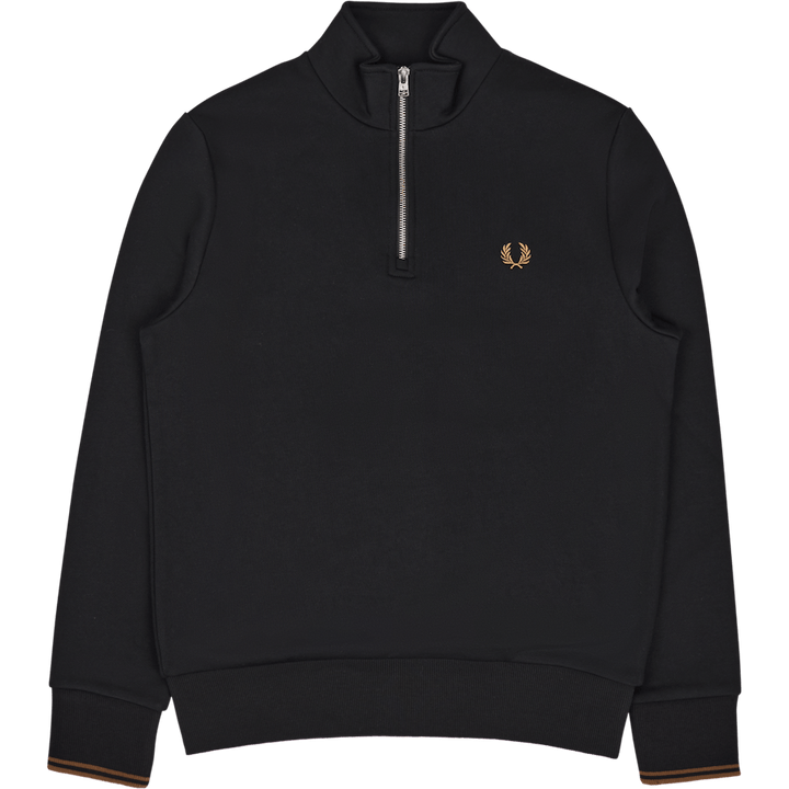Fred Perry Sweatshirt med halv dragkedja N91