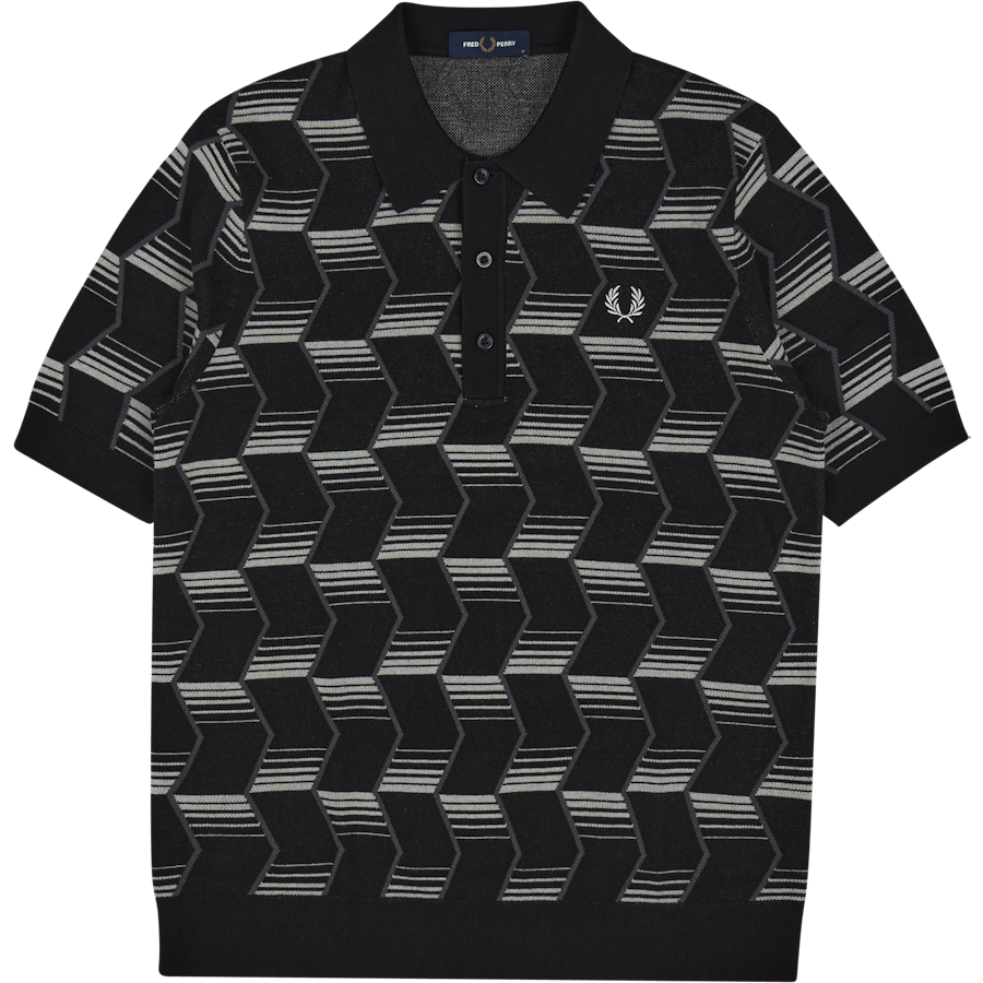 Fred Perry Chevron Stripe Knit Shirt 102