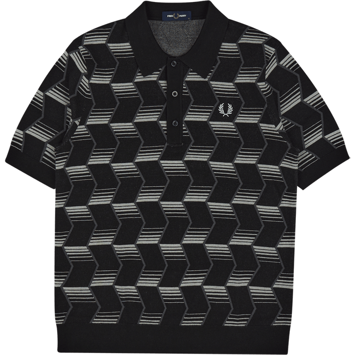 Fred Perry Chevron Stripe Knit Shirt 102