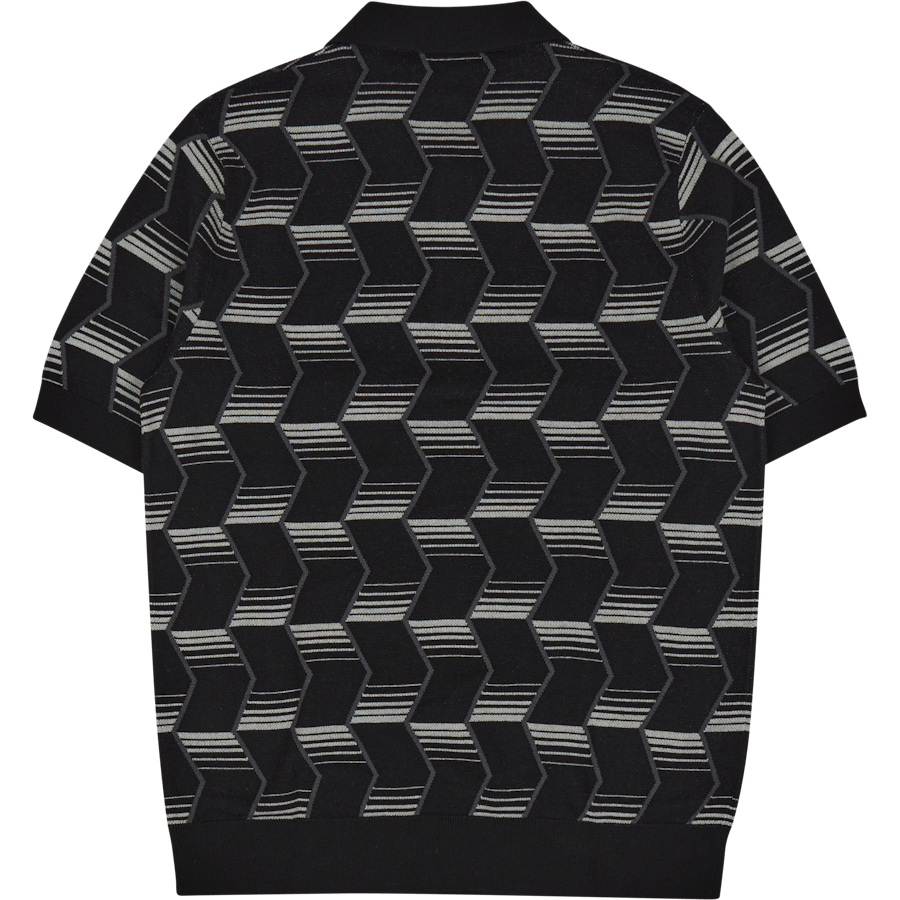Fred Perry Chevron Stripe Knit Shirt 102
