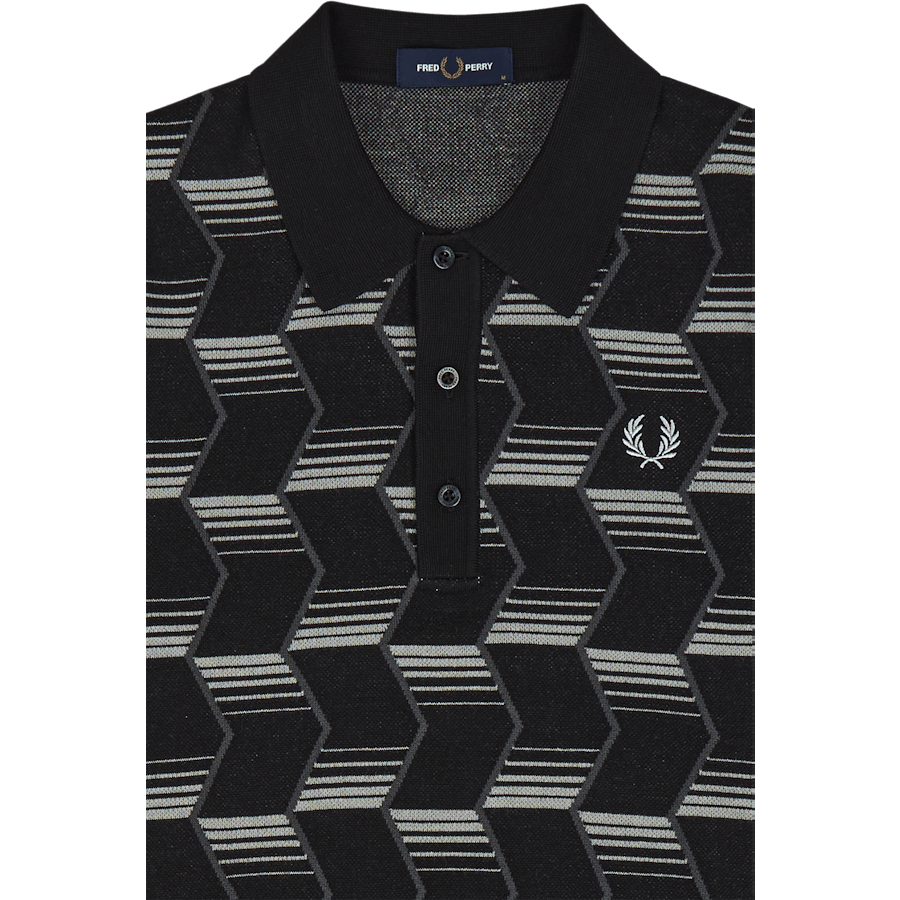 Fred Perry Chevron Stripe Knit Shirt 102