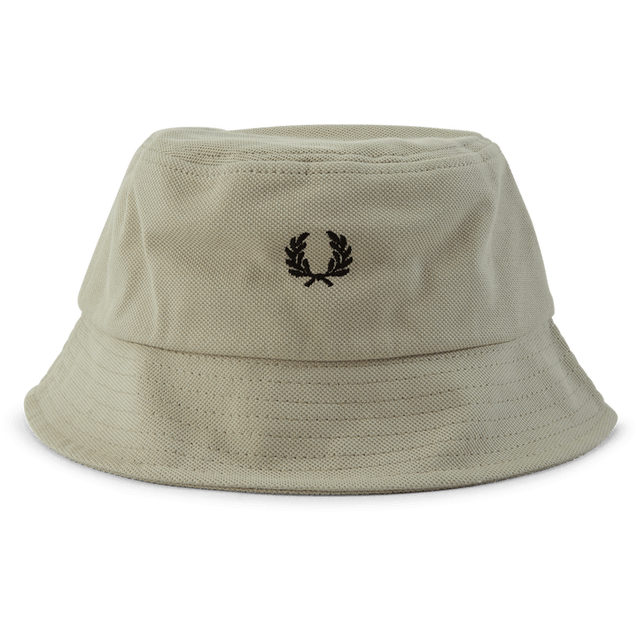 Fred Perry Pique Bucket Hat P04 Light Oyster