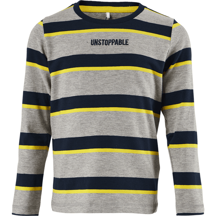 Nmmbosta Ls Top Grey Melange