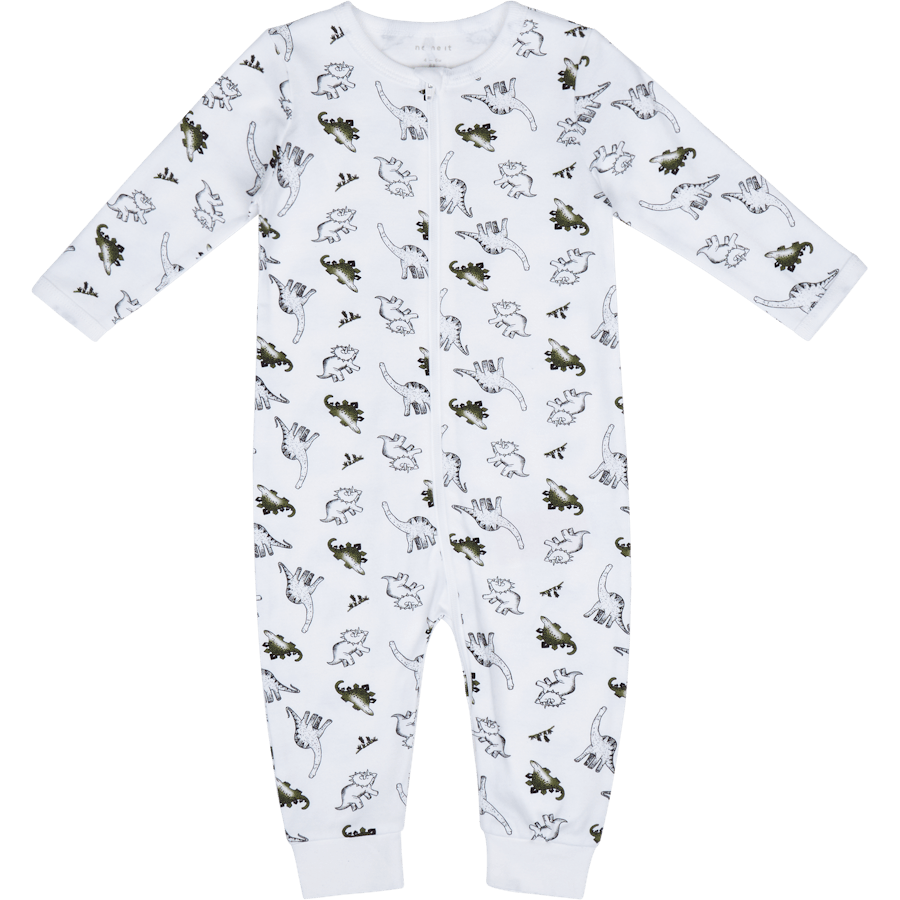 Nbmnightsuit 2p Zip Loden Dino Loden Green