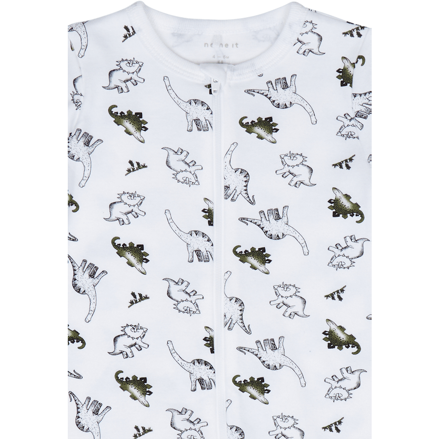 Nbmnightsuit 2p Zip Loden Dino Loden Green