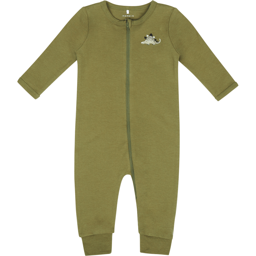 Nbmnightsuit 2p Zip Loden Dino Loden Green