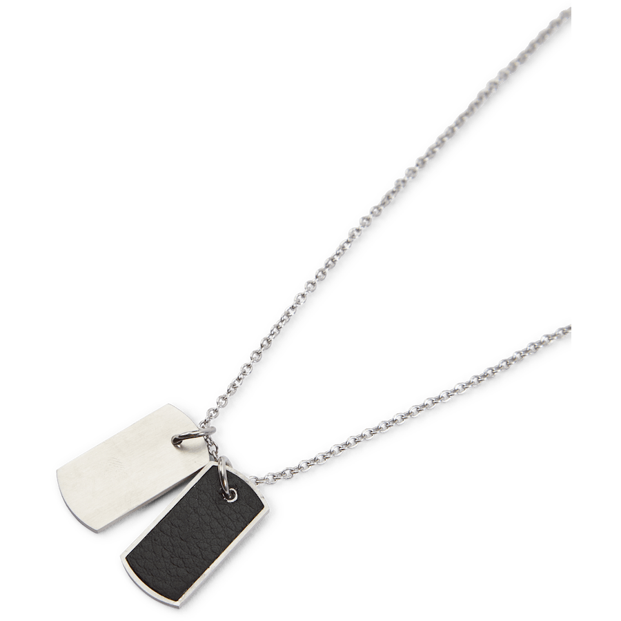 Collier Acier Argent Acier