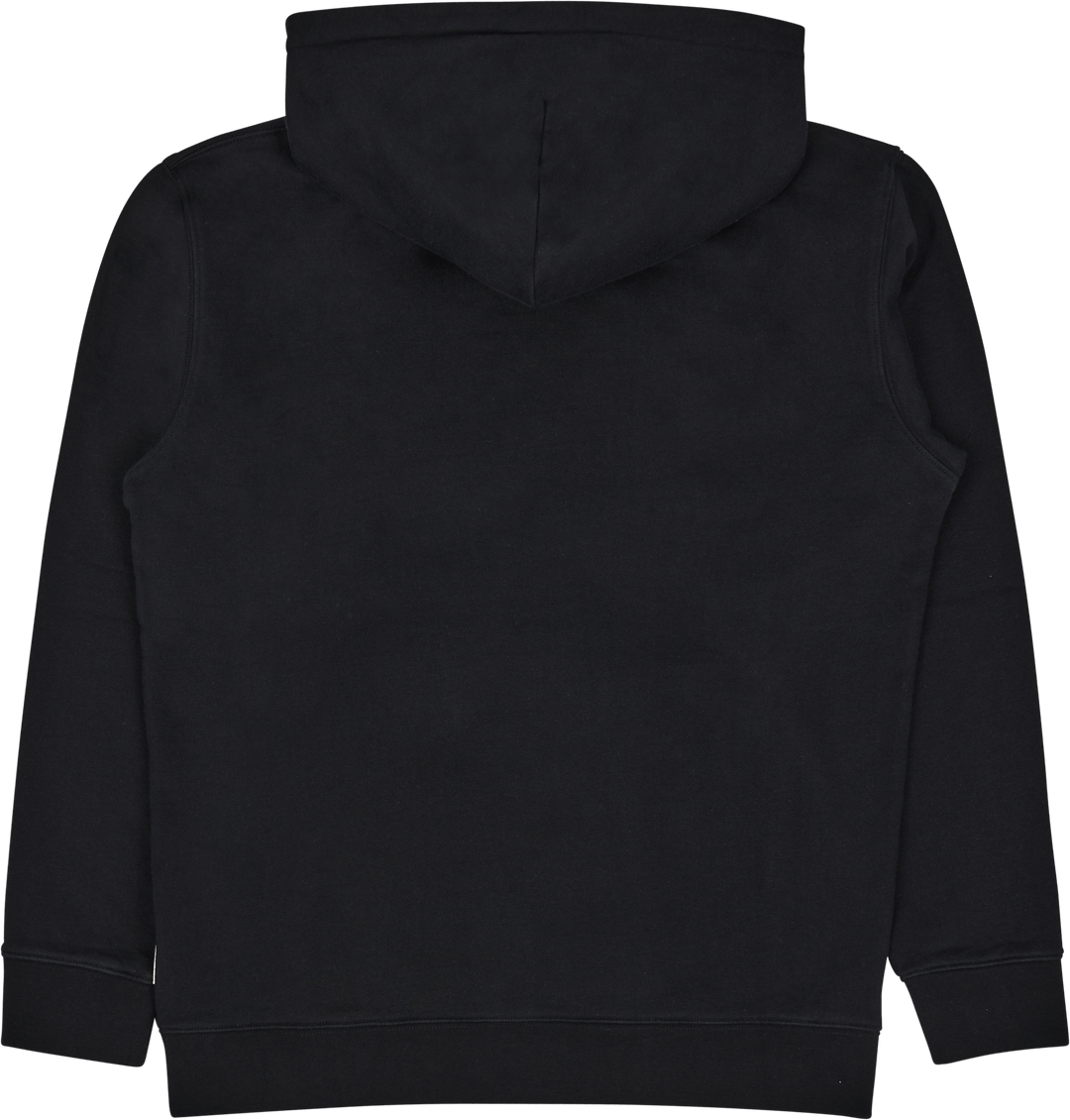 Mikina s kapuco po meri - črna Black Black