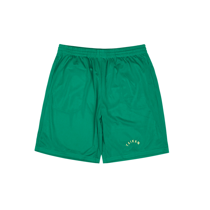 Mrežaste kratke hlače - zeleno zelena Kelly Green