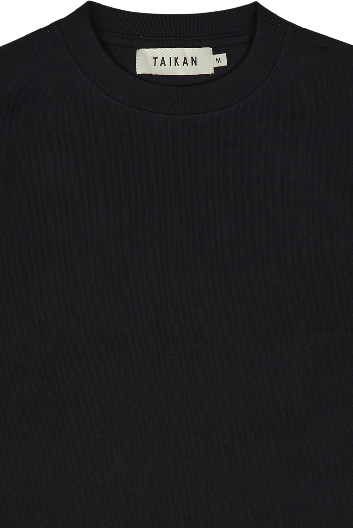Heavyweight S/s T-schwarz Schwarz