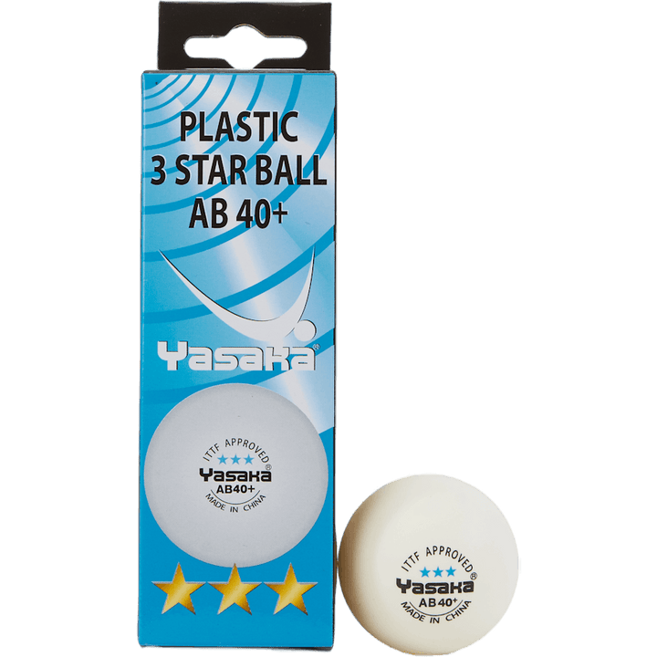 Yasaka Xxx Ab 40+ 3-pack Valkoinen