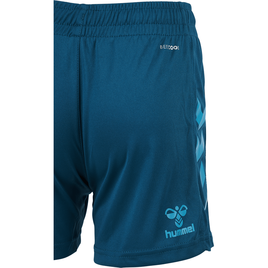 Hmlcore Xk Poly Korte Broek Blauw Koraal