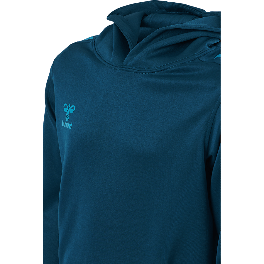 Hmlcore Xk Poly Kids Sweat Hoo Blue Coral