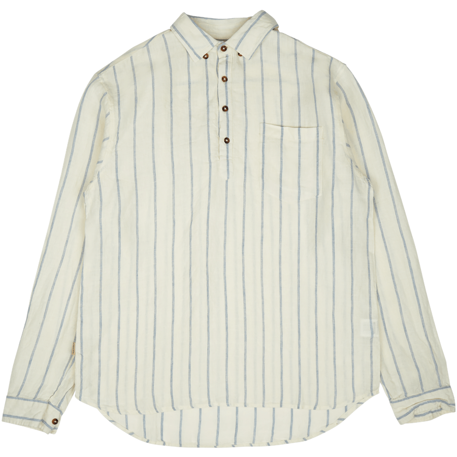 Linen Popovershirt Stripe