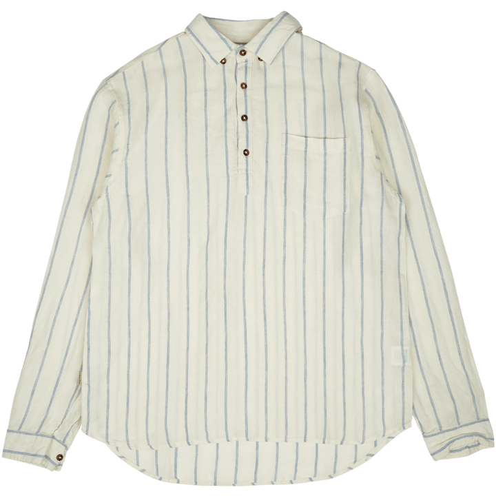Linen Popovershirt Stripe
