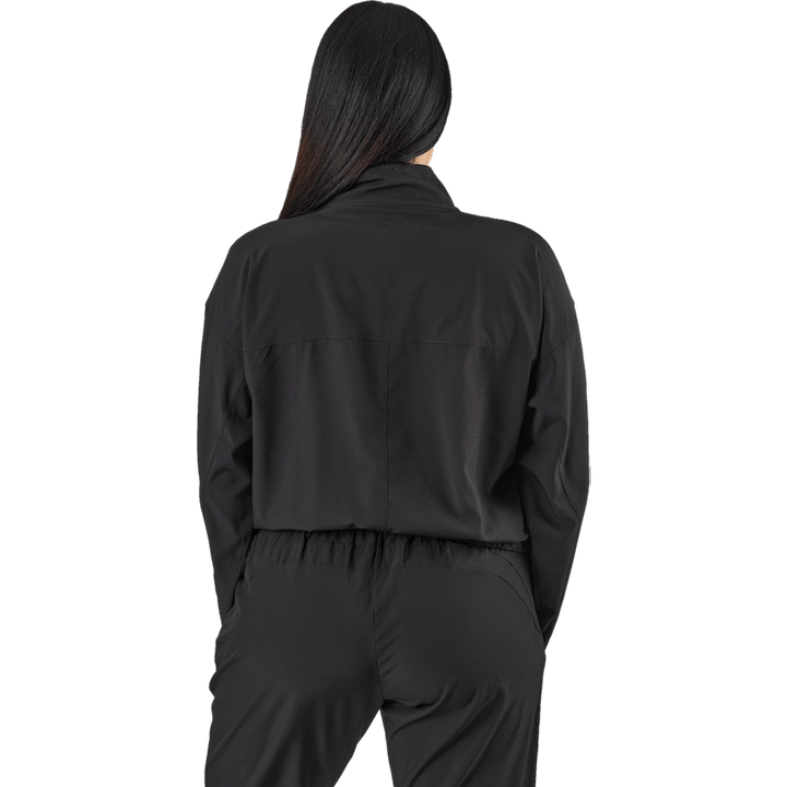 "Tulip Halfzip" striukė su užtrauktuku Black