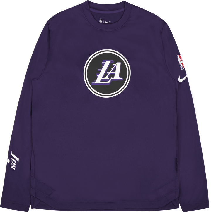 Lakers M Nk Dri-FIT Ls Top Pregm Ce Tinte