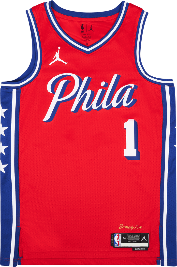 76ers Dri-FIT Swgmn Jersey Stm 22 University