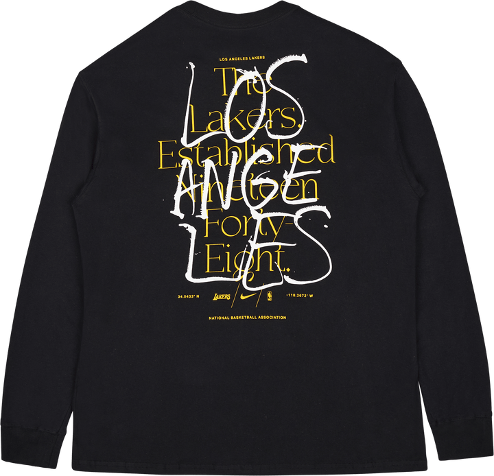 Lakers M Nk Cts Max90 Ls Tee